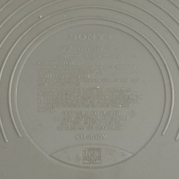 SONY Walkman Discman Model D-NE510 Atrac3 Plus Portable CD MP3 Tested READ!! - Picture 6 of 12